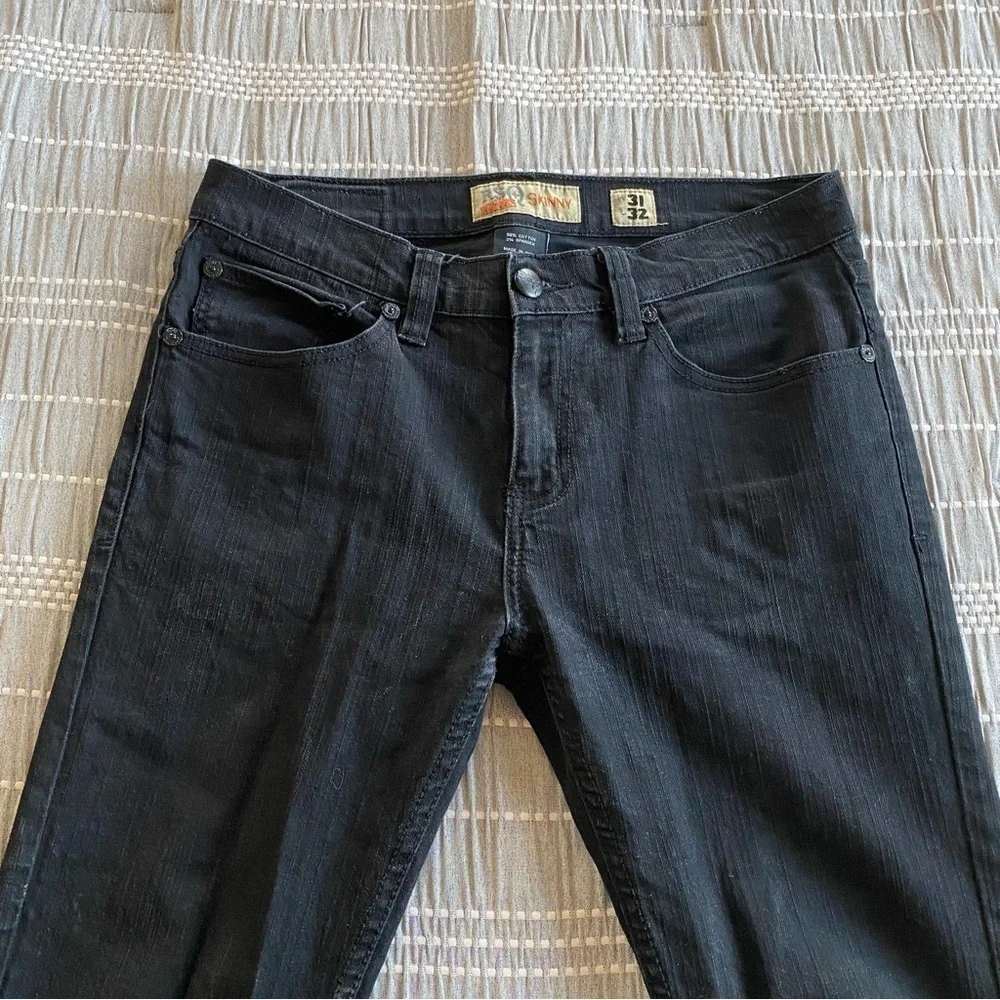 RSQ Skinny Jeans Black Denim W31 L32 Cotton